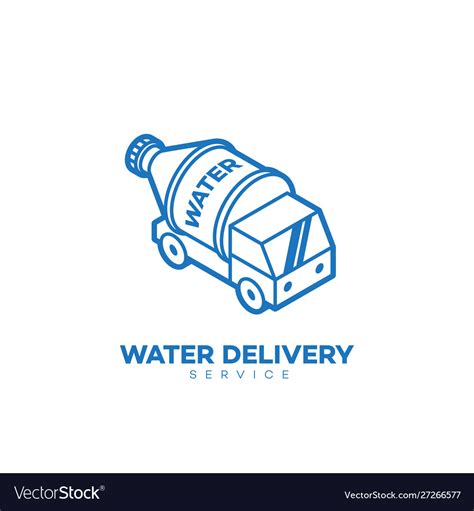 Water Delivery Service Logo